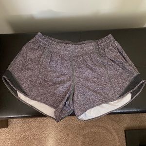 Lululemon Gray Hotty Hot Shorts 2.5inch